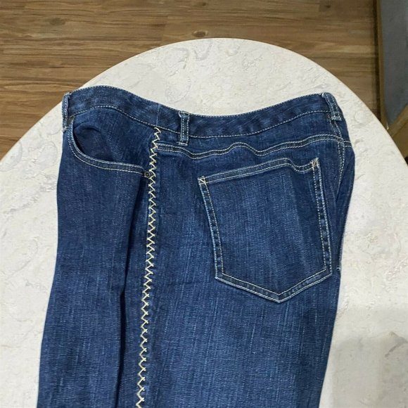 Talbots Size 12 Petite Stretch Jeans Topstitched - Picture 3 of 8